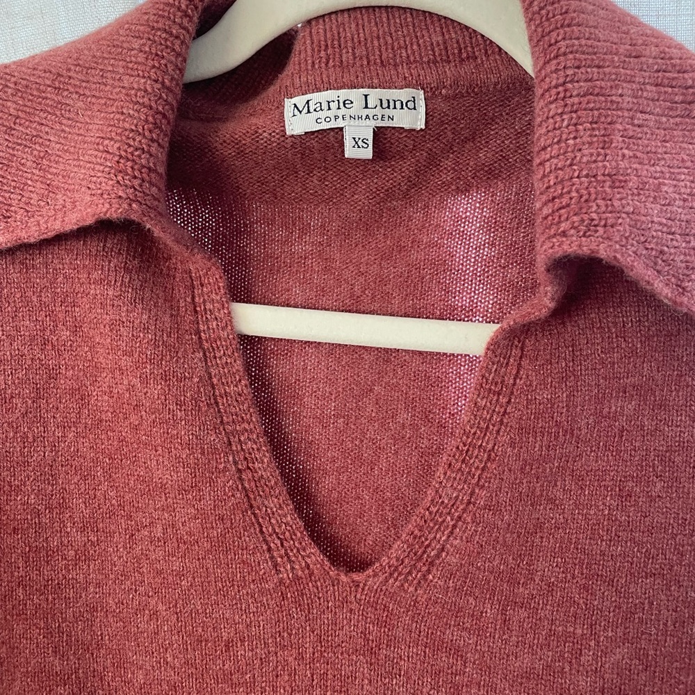 Marie Lund Copenhagen 100% MERINO Wool sweater XS